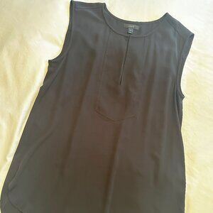 J Crew black sleeveless blouse (size 4)